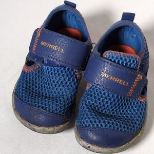Merrell Toddler Navy and Orange Water Shoes